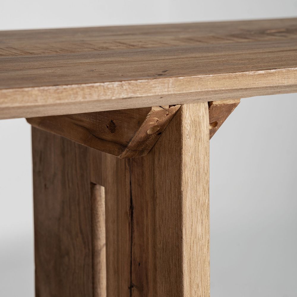 Consoles - Console en bois récupéré marron 214x40x72 cm - VICAL