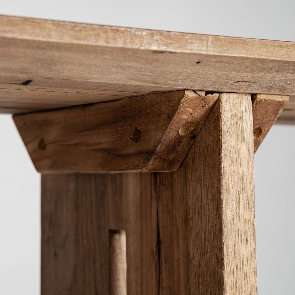 Consoles - Console en bois récupéré marron 214x40x72 cm - VICAL