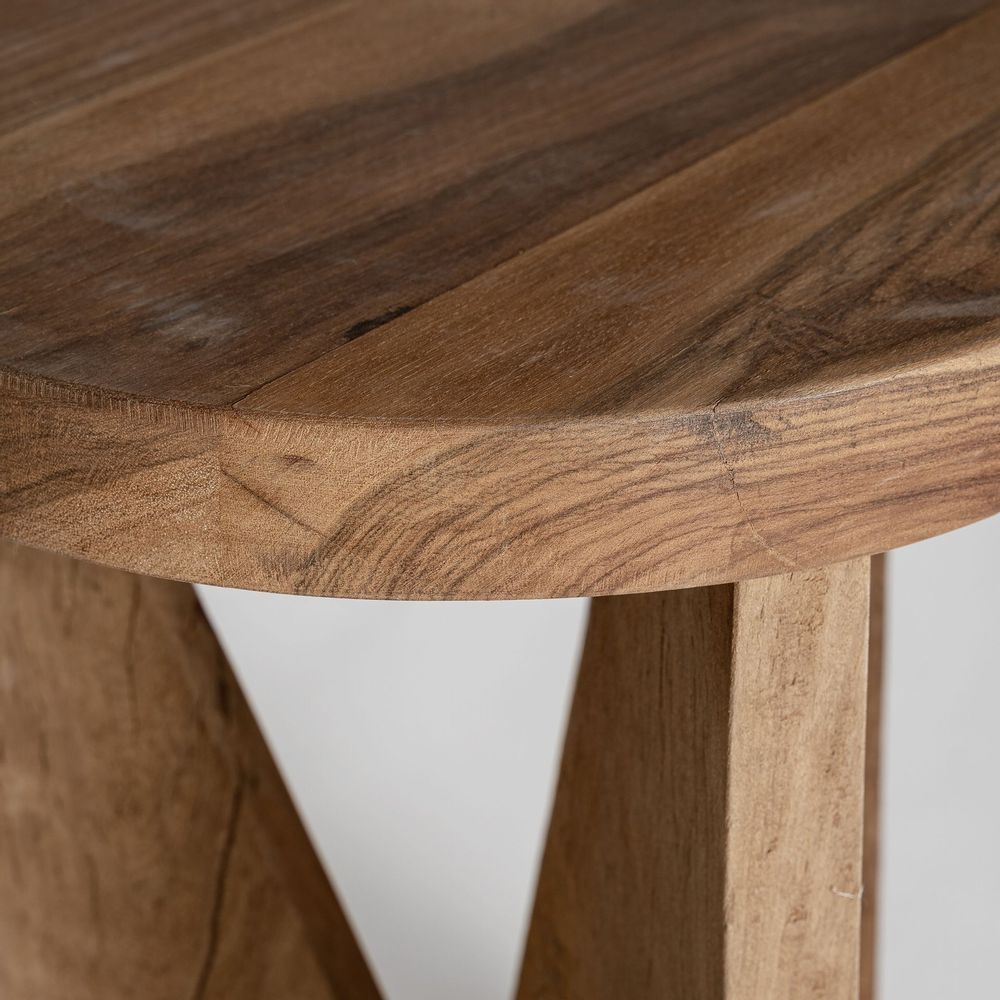 Autres tables - Table basse en bois récupéré marron 46x46x56 cm - VICAL