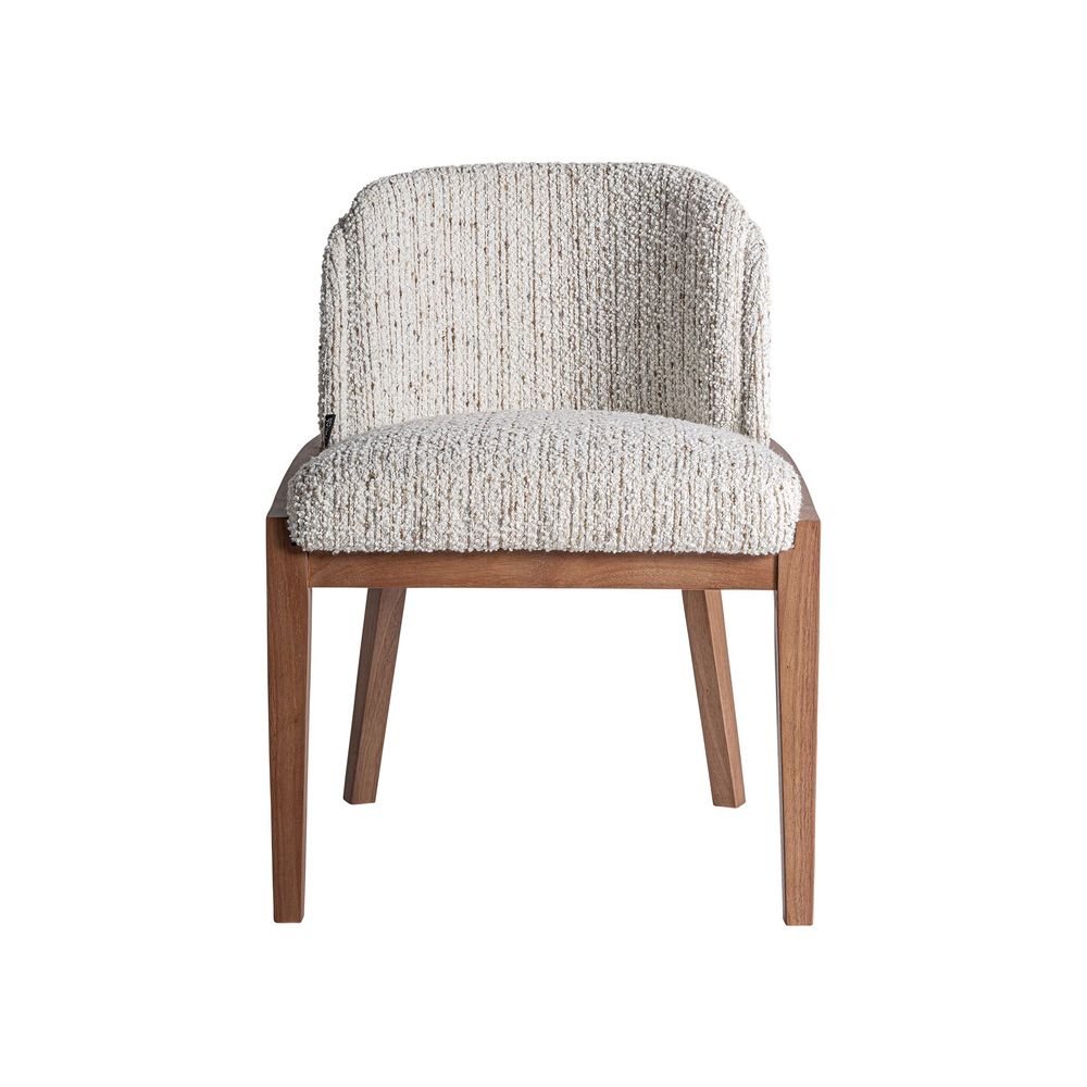 Chairs - White rubber wood chair - VICAL
