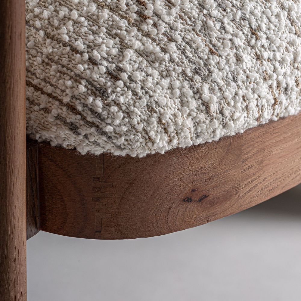 Armchairs - Brown pine wood armchair - VICAL