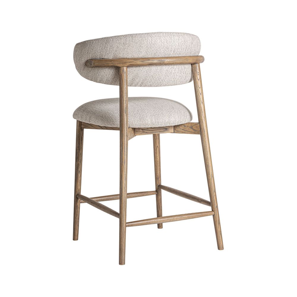 Tabourets - Tabouret en bois de frêne marron 59x56x96 cm - VICAL