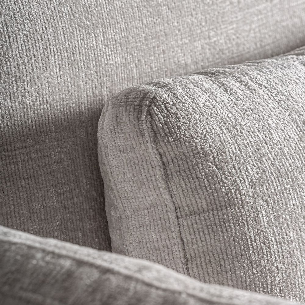 Sofas - Off-white polyester corner 140x106x85 cm - VICAL