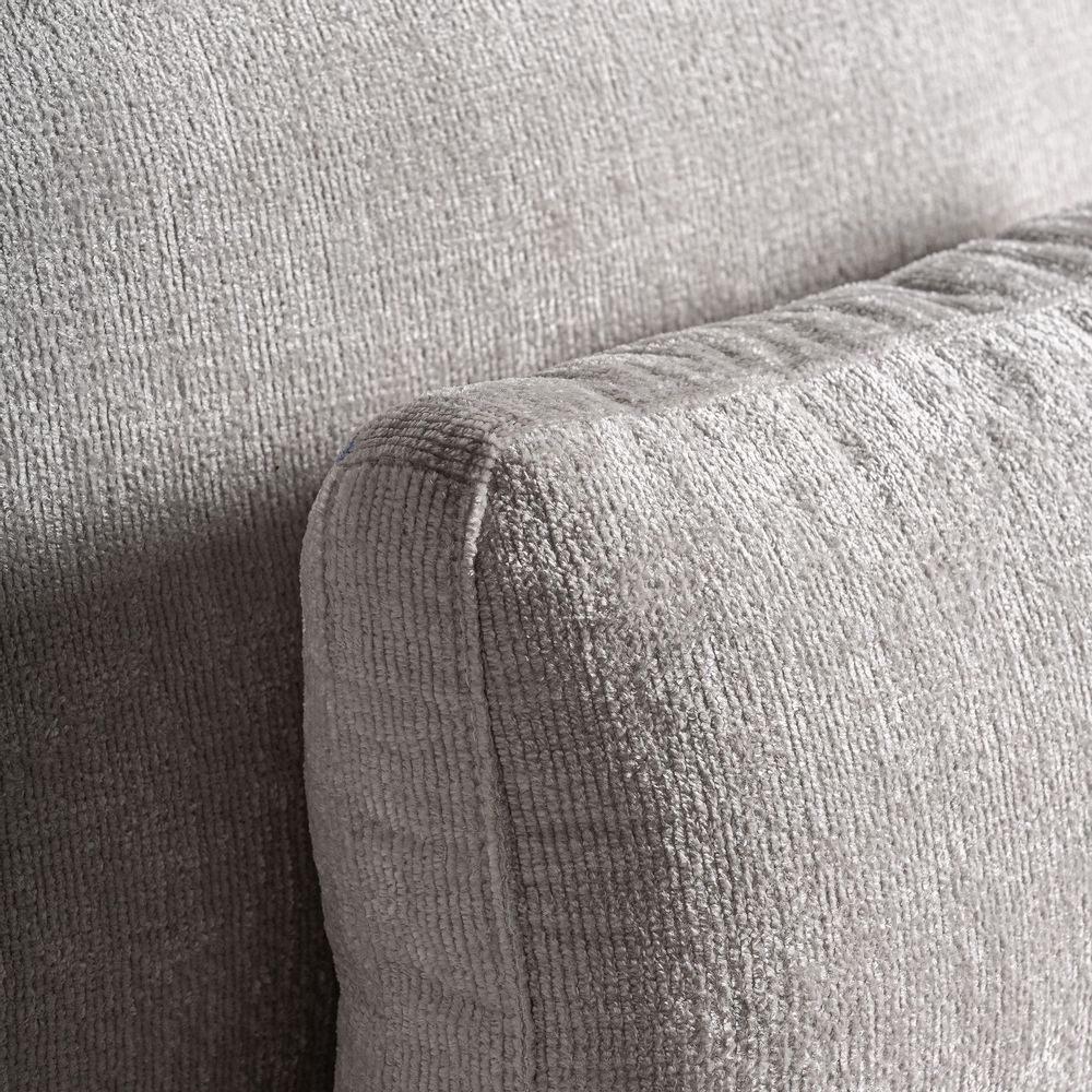 Canapés - Module canapé central en polyester blanc cassé 96x107x84 cm - VICAL