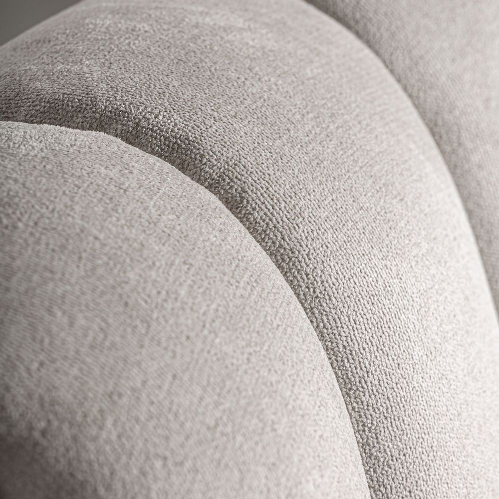 Sofas - Central sofa module in off-white polyester 102x94x76 cm - VICAL