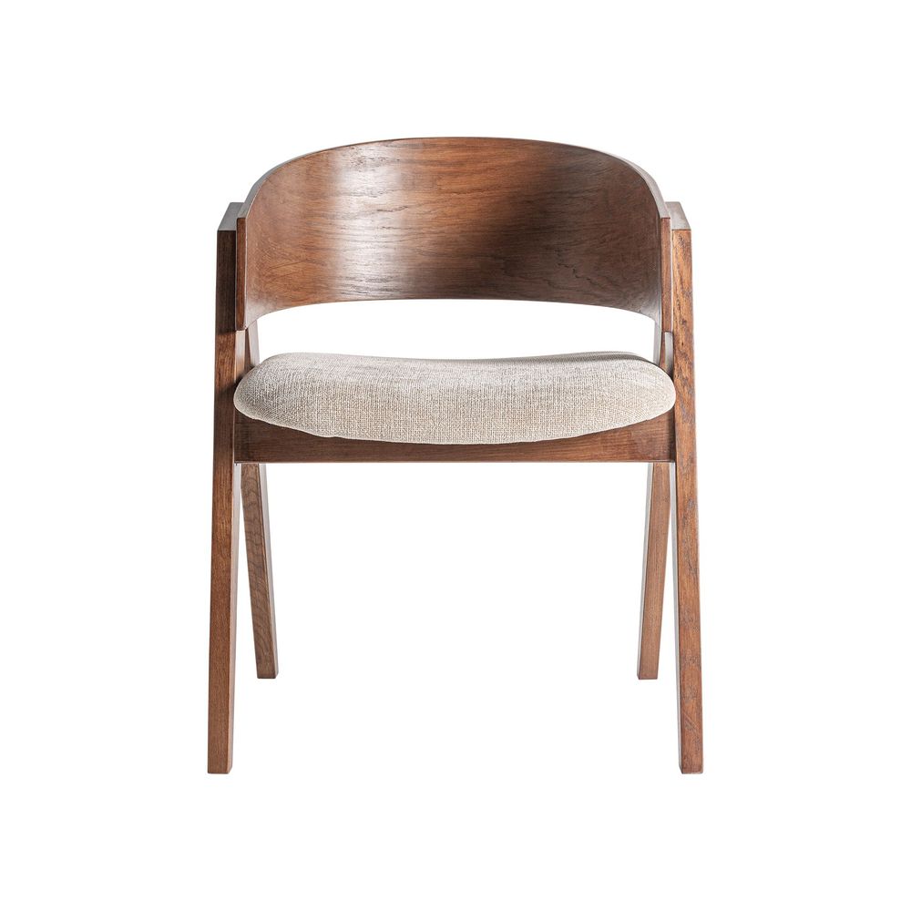 Chaises - Chaise en bois de chêne marron 63x57x79 cm - VICAL