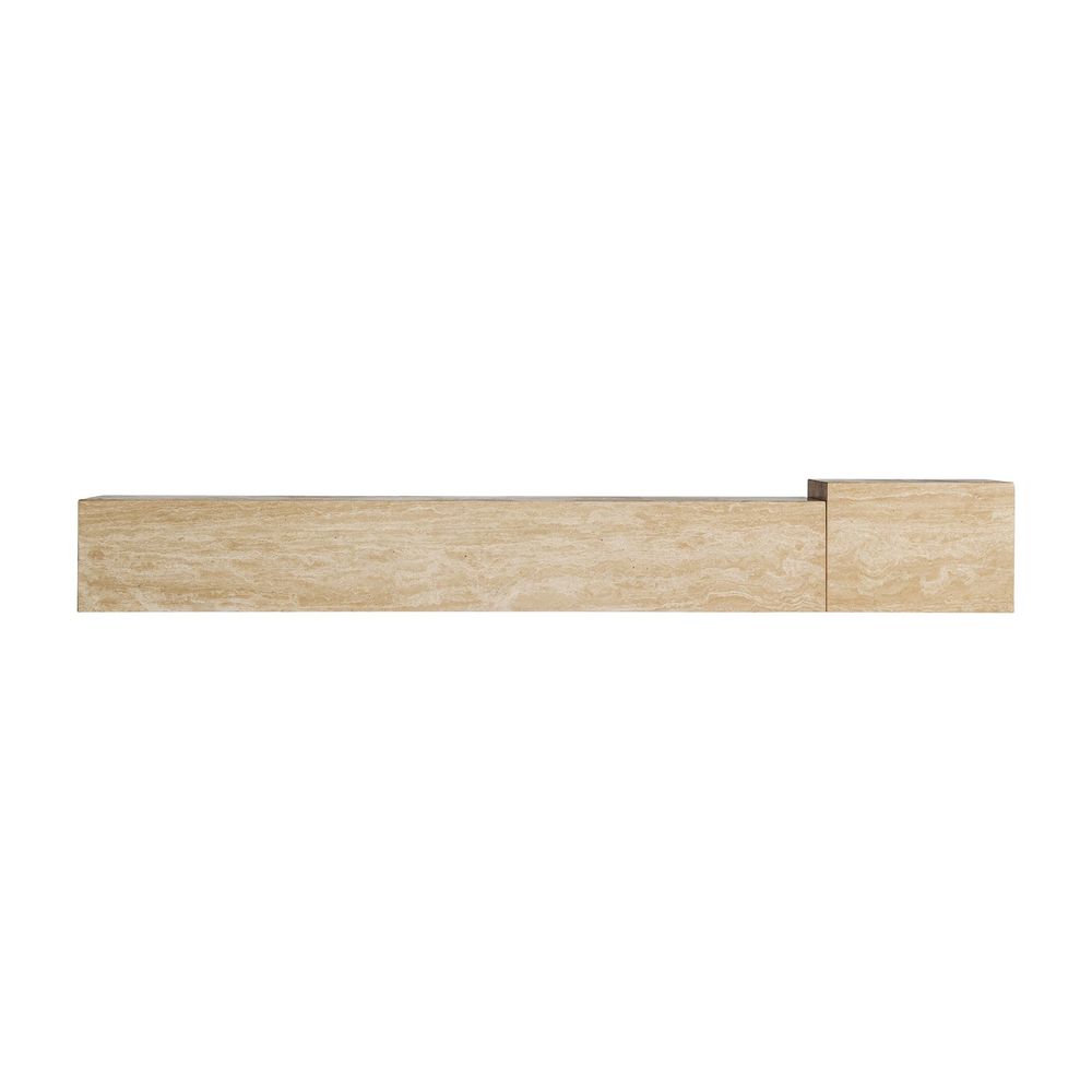 TV stands - Light brown travertine TV cabinet 250x40x35 cm - VICAL
