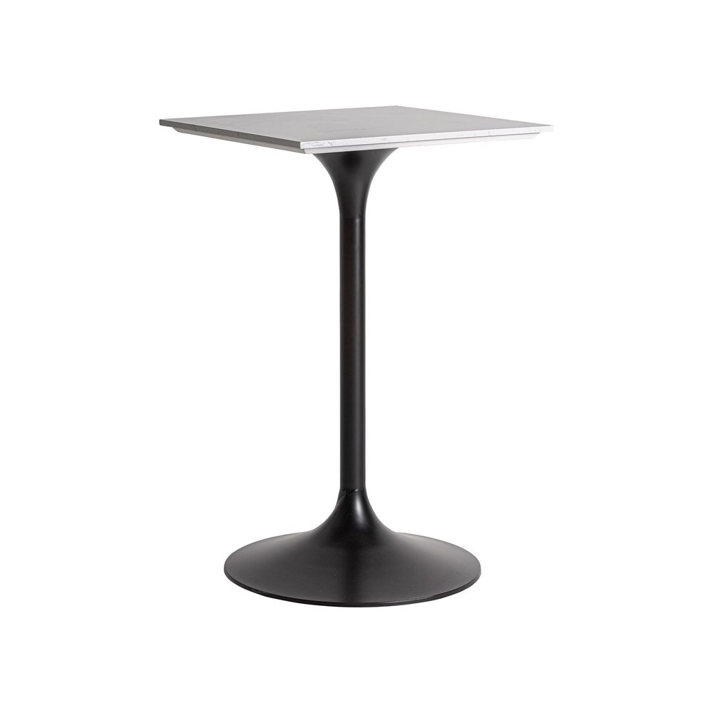Autres tables - Table de bar en pierre blanc 65x65x105 cm - VICAL