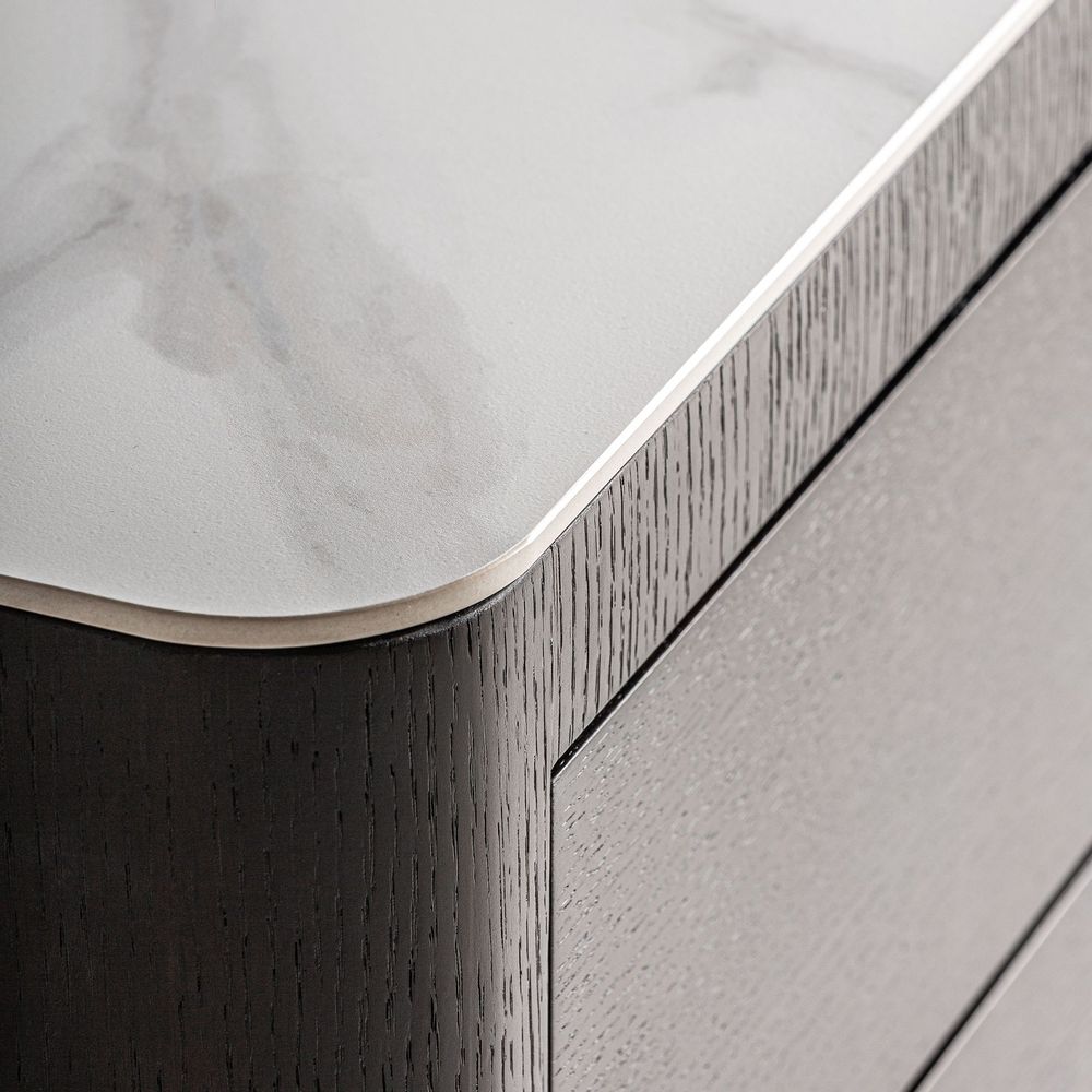 Tables de nuit - Table chevêt en bois mdf marron 55x45x47 cm - VICAL