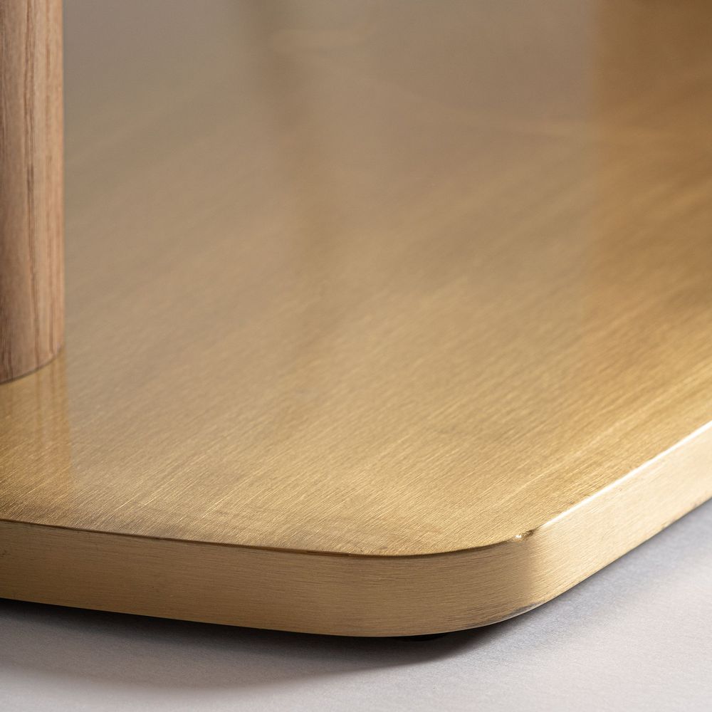 Autres tables - Table de bar en terrazzo blanc 120x60x77 cm - VICAL