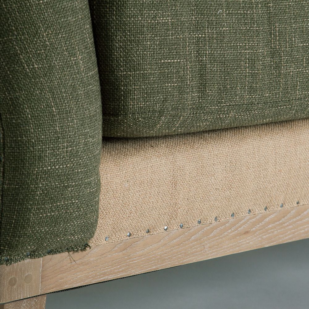 Canapés - Sofa en bois de frêne vert en 261x80x84 cm - VICAL