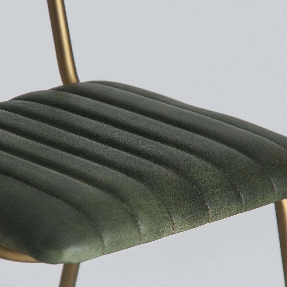 Chairs - Old green iron chair in 46x49x78 cm - VICAL