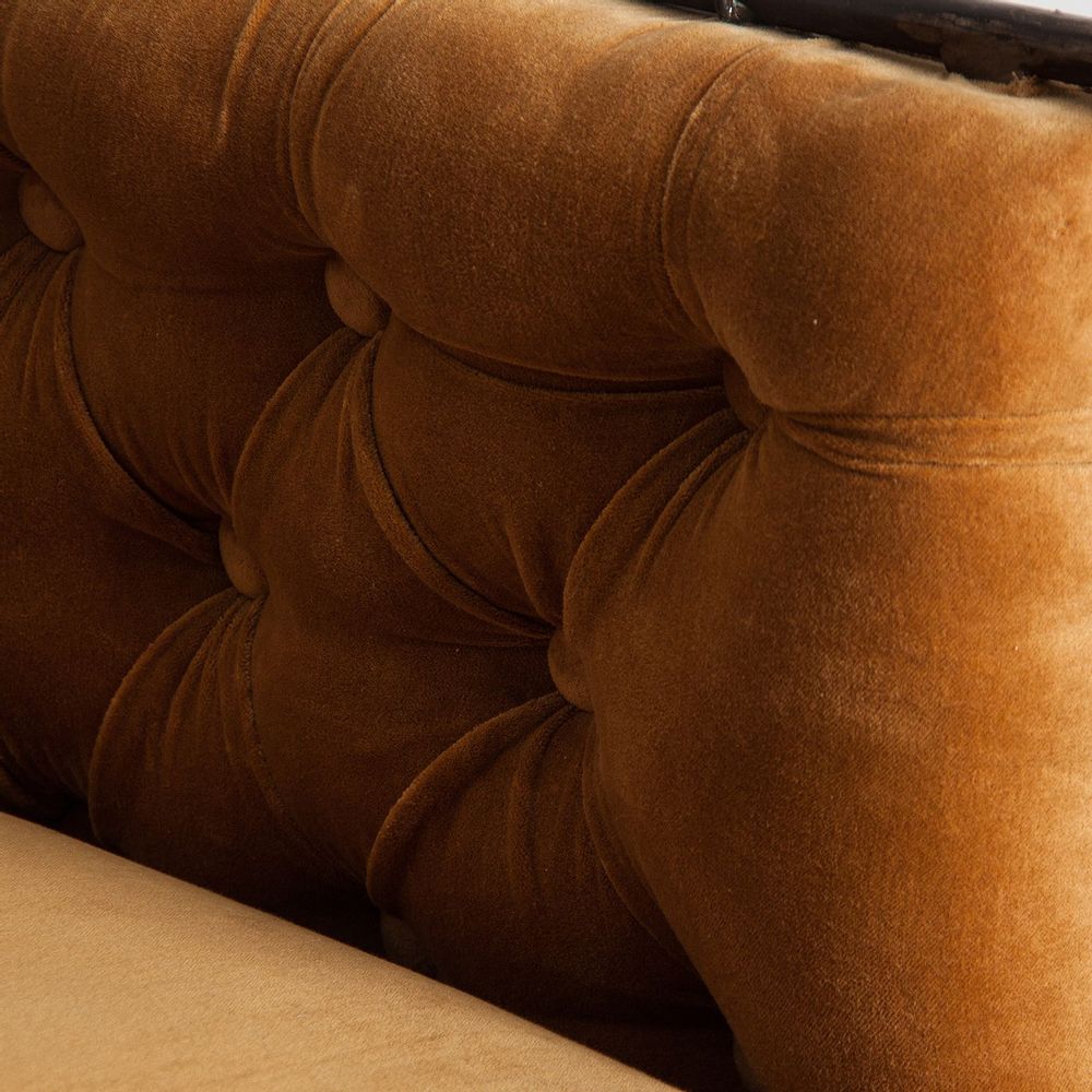 Armchairs - Ocher iron armchair in 71x72x71 cm - VICAL