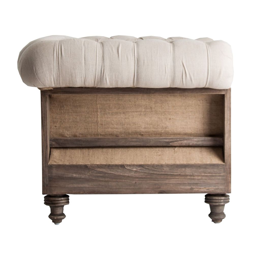 Fauteuils - Fauteuil en bois tropical beige en 113x90x80 cm - VICAL