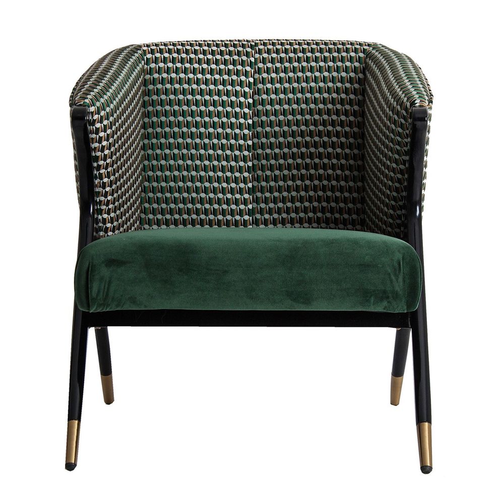 Fauteuils - Fauteuil en bois de pin vert en 73x83x80 cm - VICAL