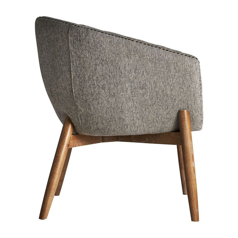 Chaises - Fauteuil en bois de frêne gris en 69x68x79 cm - VICAL