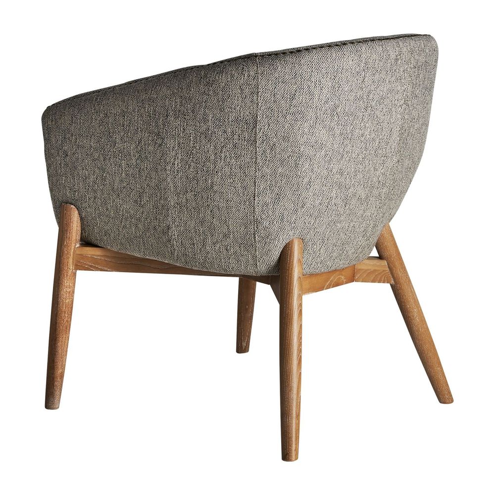 Chaises - Fauteuil en bois de frêne gris en 69x68x79 cm - VICAL