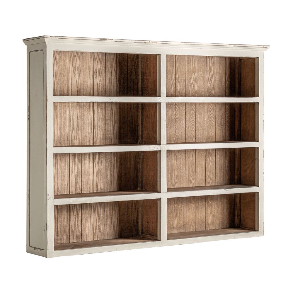 Etagères - Étagère en bois d´orme blanc cassé en 191x34x145 cm - VICAL
