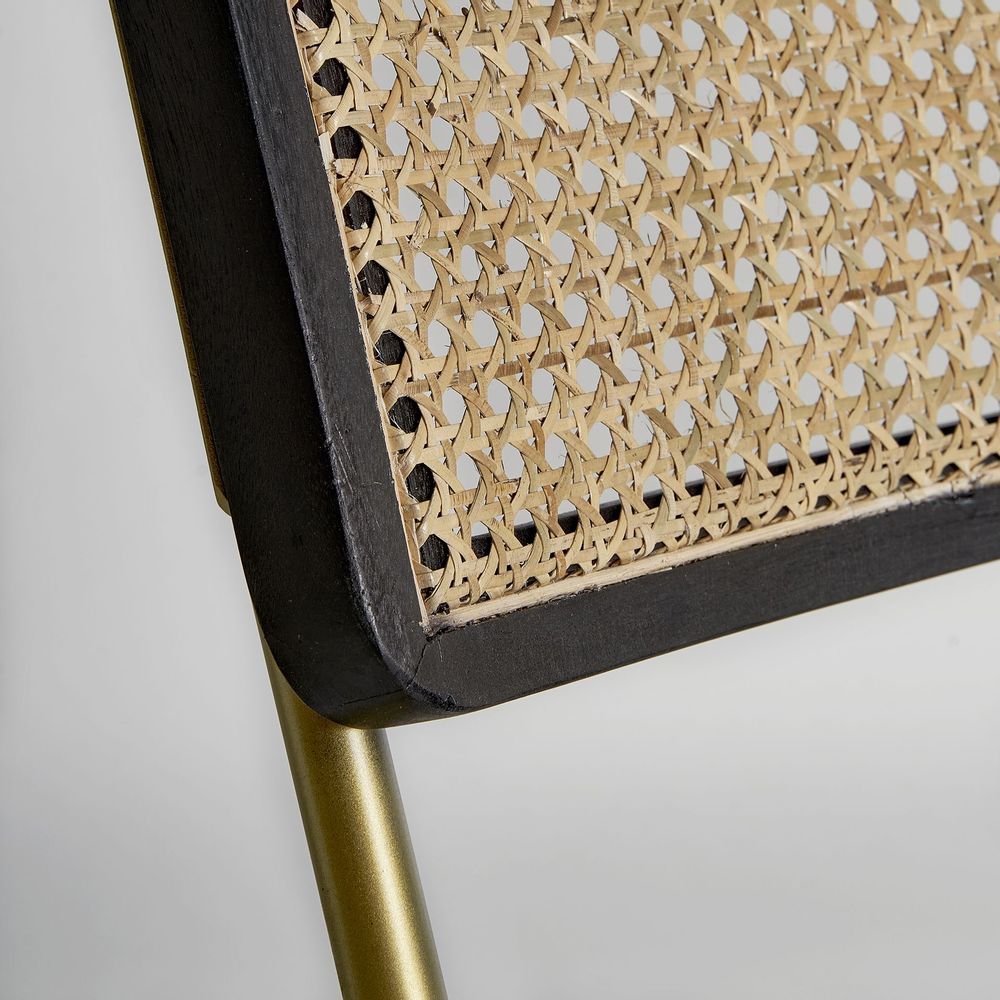 Chairs - Green leather chair in 44x49x79 cm - VICAL