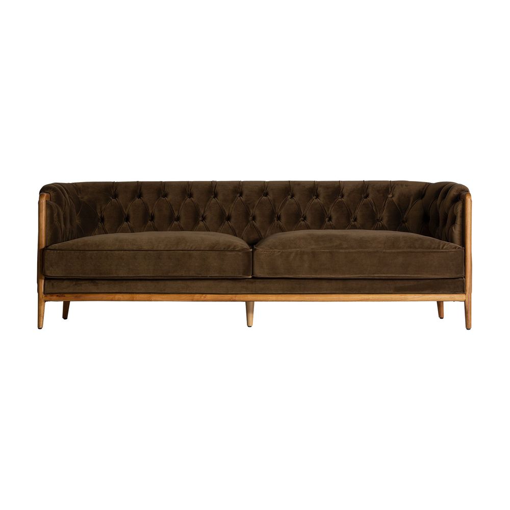 Sofas - Green acrylic sofa in 228x88x78 cm - VICAL