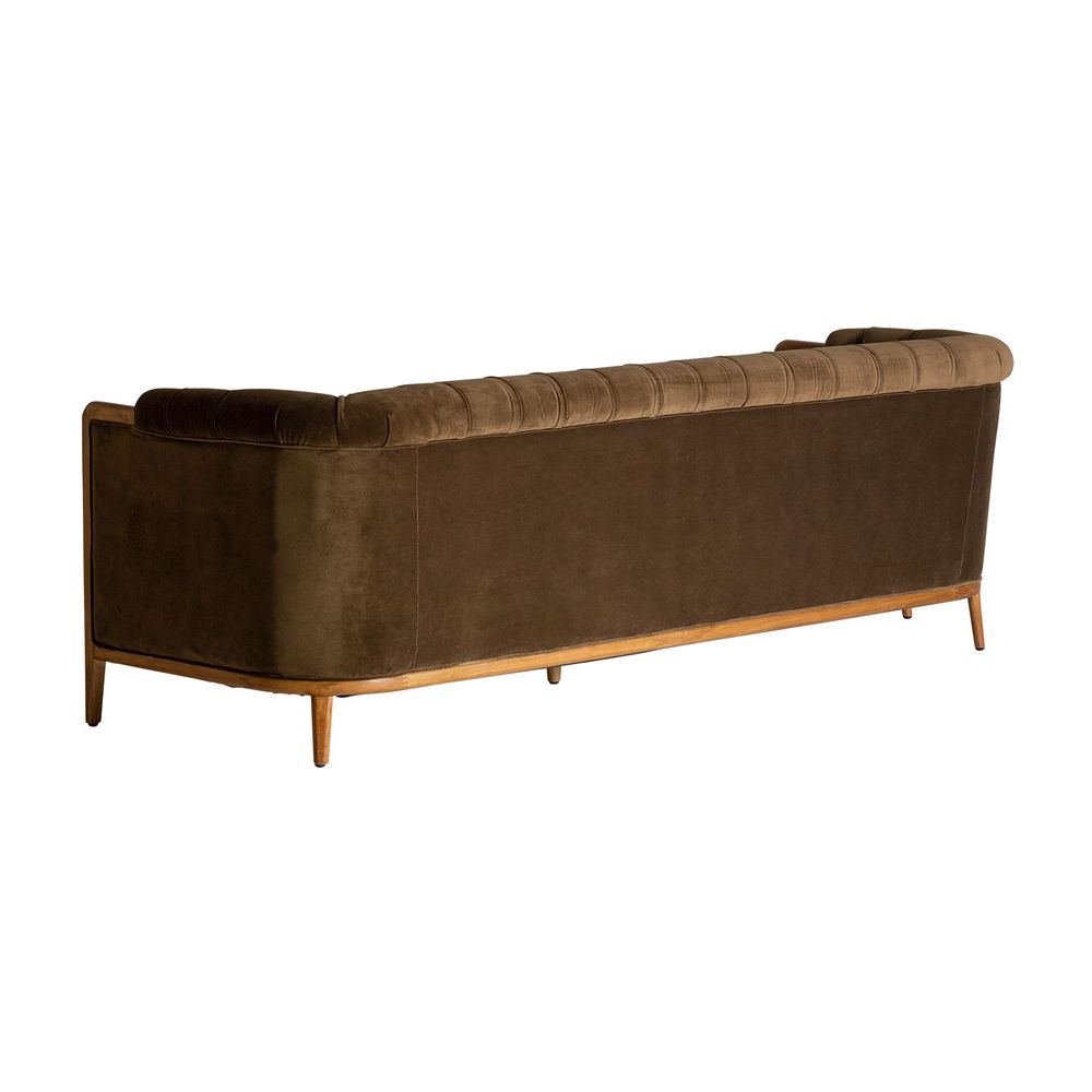 Sofas - Green acrylic sofa in 228x88x78 cm - VICAL