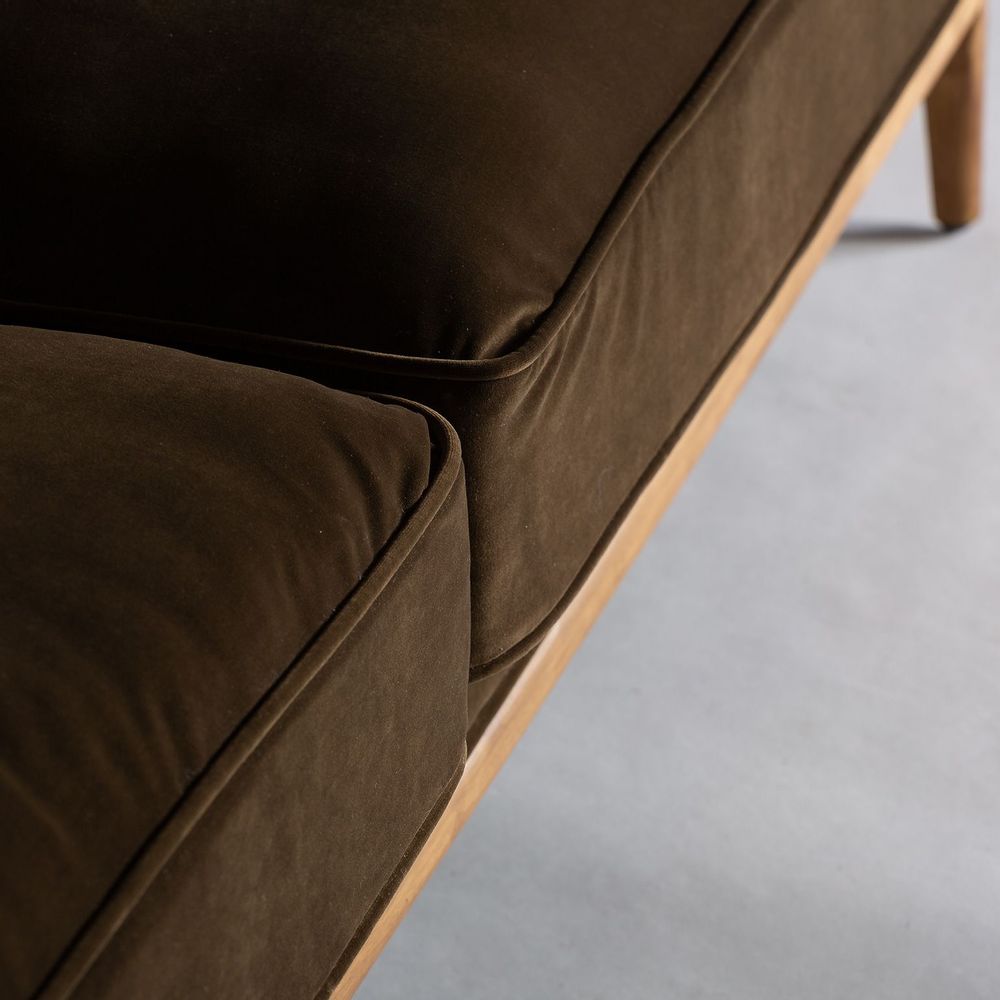 Sofas - Green acrylic sofa in 228x88x78 cm - VICAL