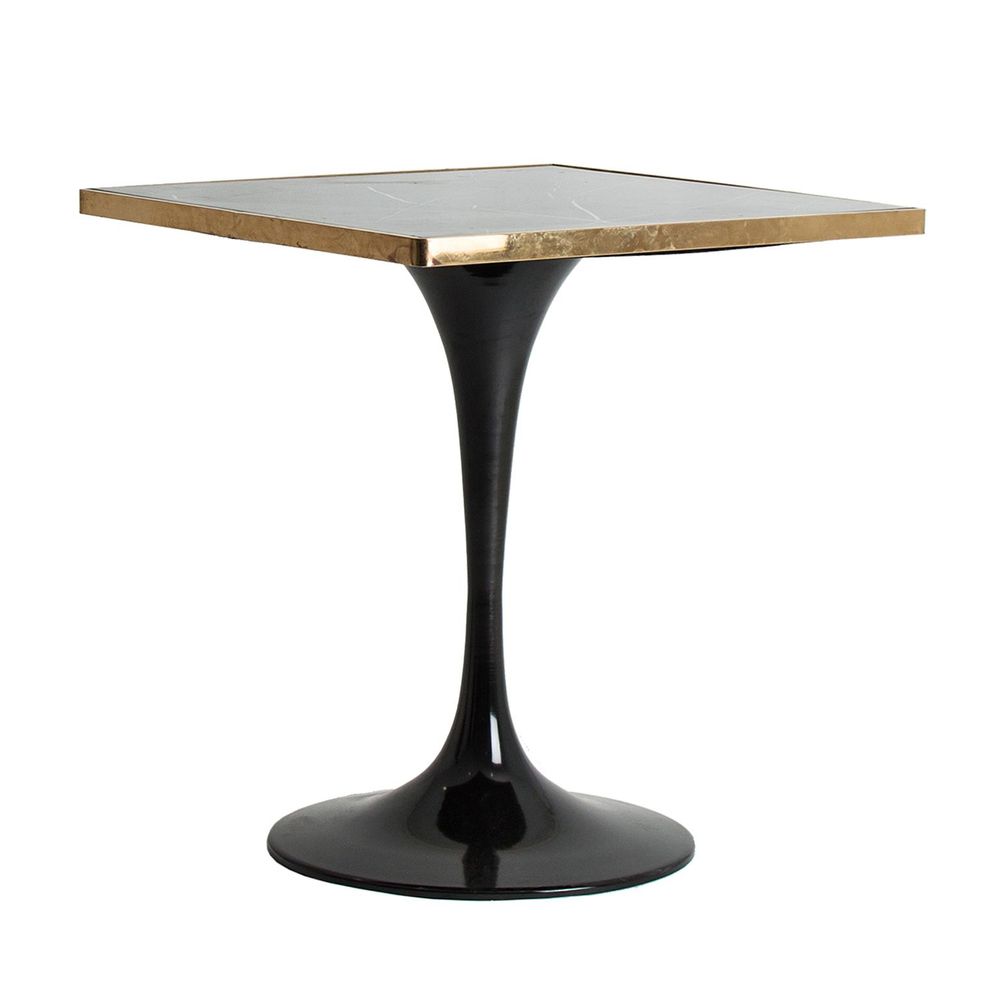 Other tables - Black steel bar table in 70x70x107 cm - VICAL
