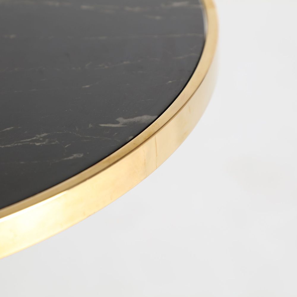 Autres tables  - Table de bar en sintético noir  en 70x70x77 cm - VICAL