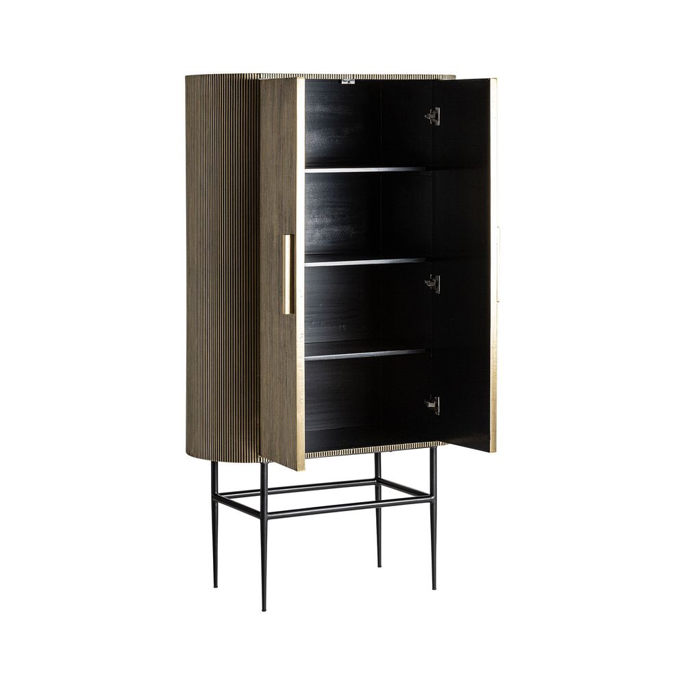 Armoires - Armoire en fer noir en 100x45x180 cm - VICAL