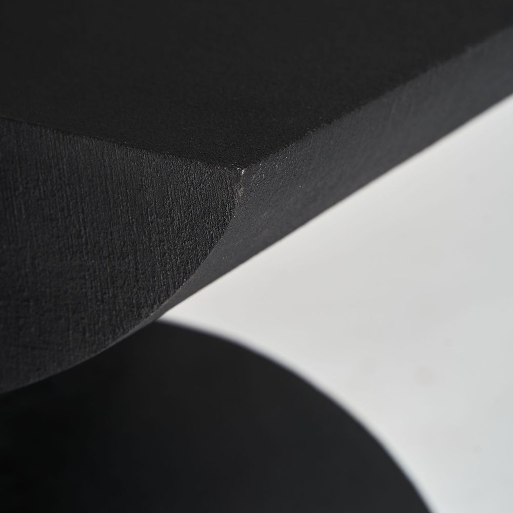 Other tables - Black cement coffee table in 49x41x54 cm - VICAL