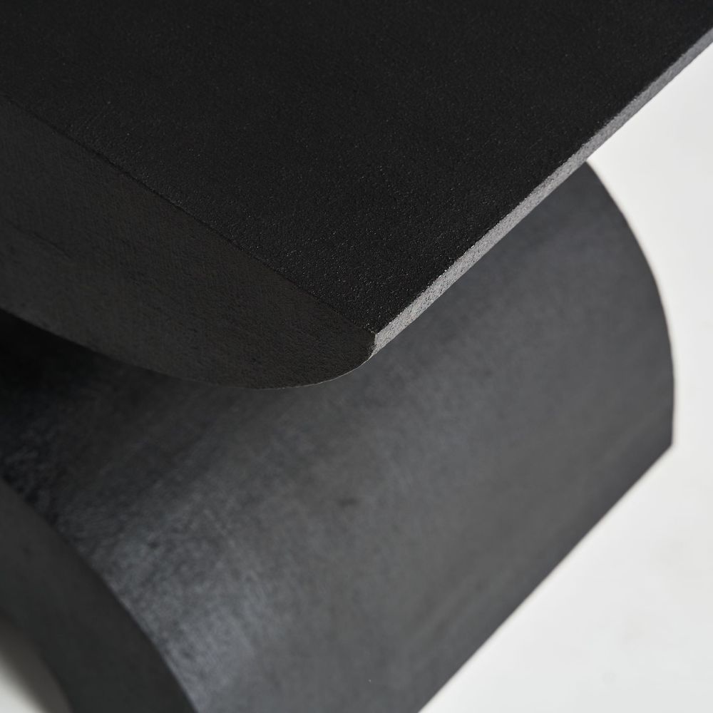 Other tables - Black cement coffee table in 49x41x54 cm - VICAL