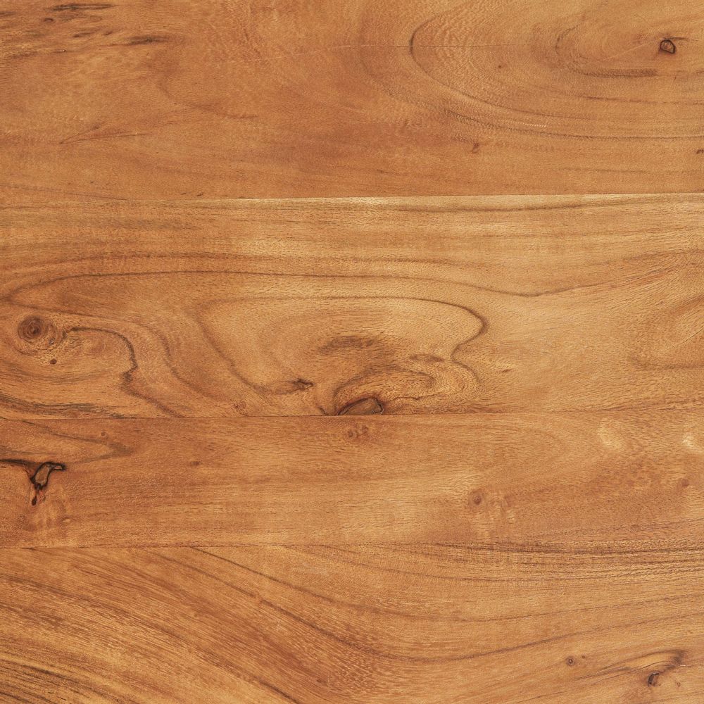 Dining Tables - Living room table in black acacia wood in 220x98x78 cm - VICAL