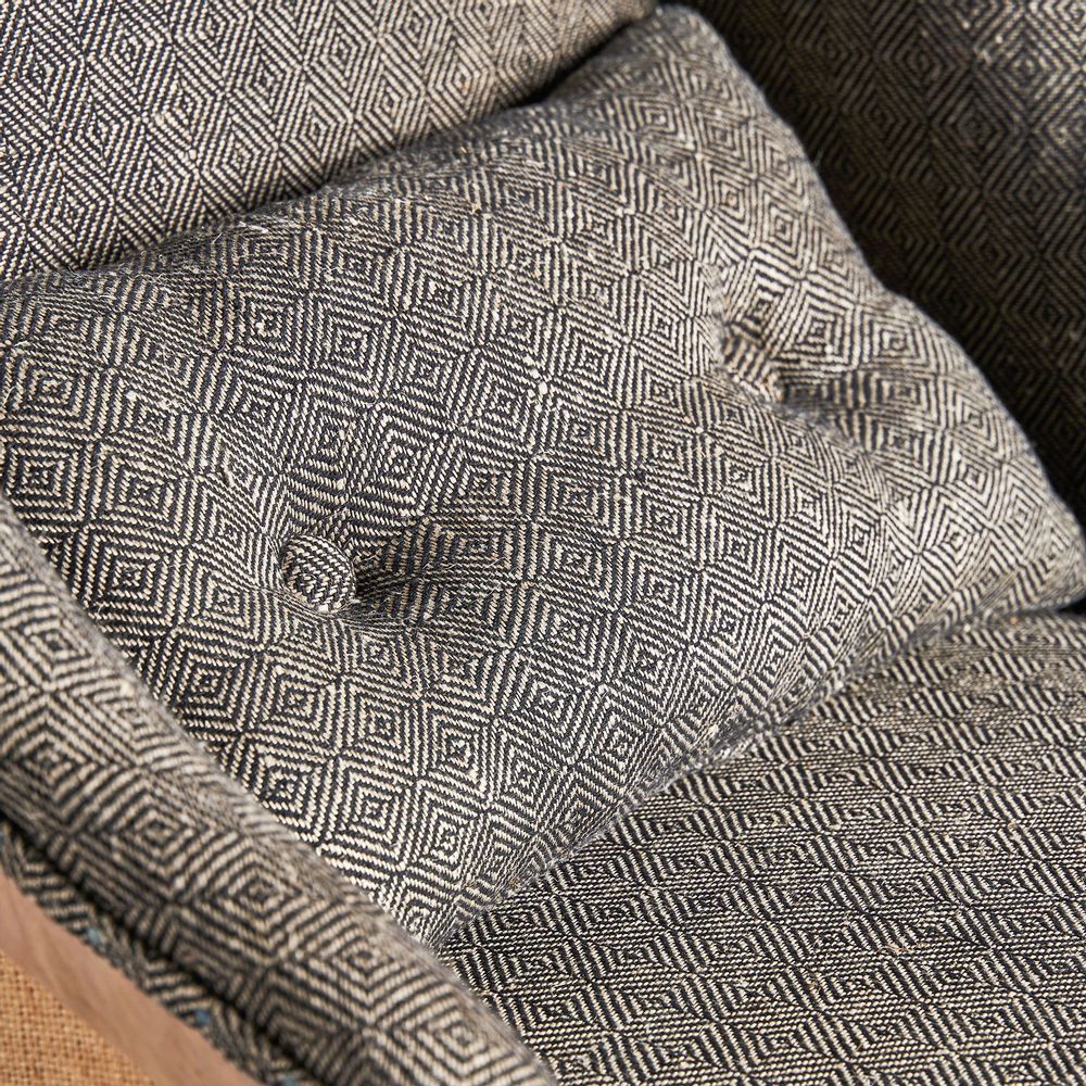 Fauteuils - Fauteuil en bois de mangue gris en 64x63x75 cm - VICAL