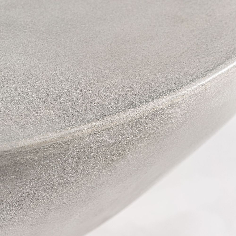 Tables basses - Table basse en ciment gris  en 90x90x35 cm - VICAL