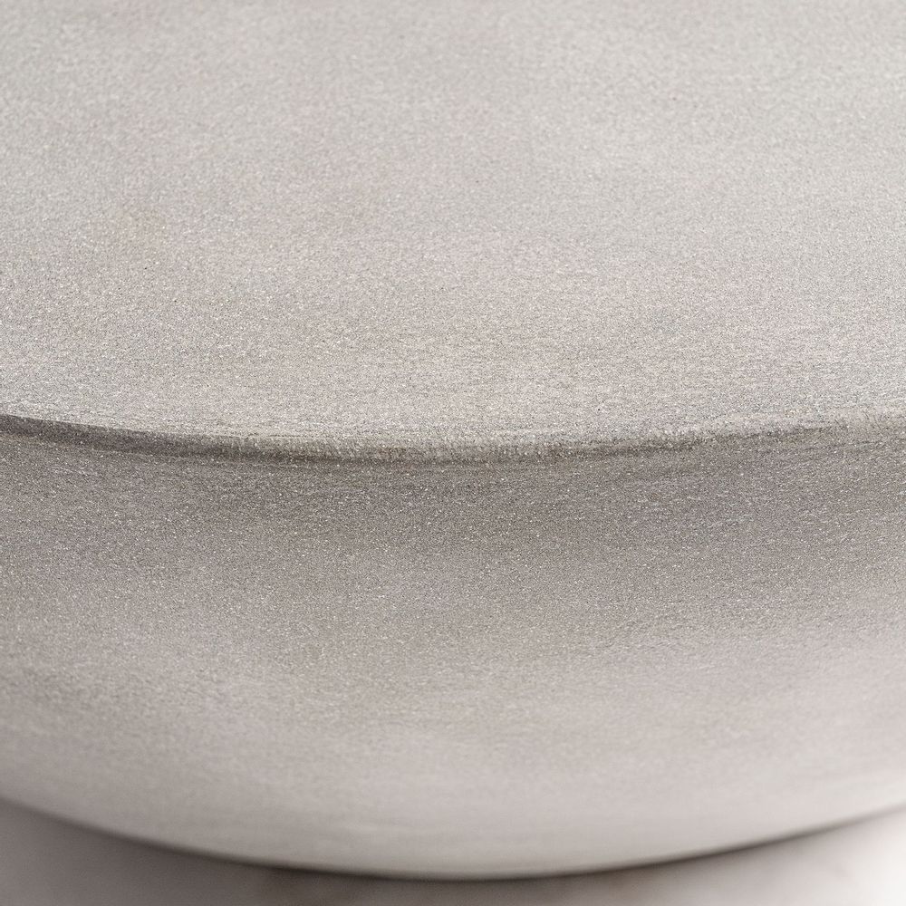 Tables basses - Table basse en ciment gris  en 90x90x35 cm - VICAL
