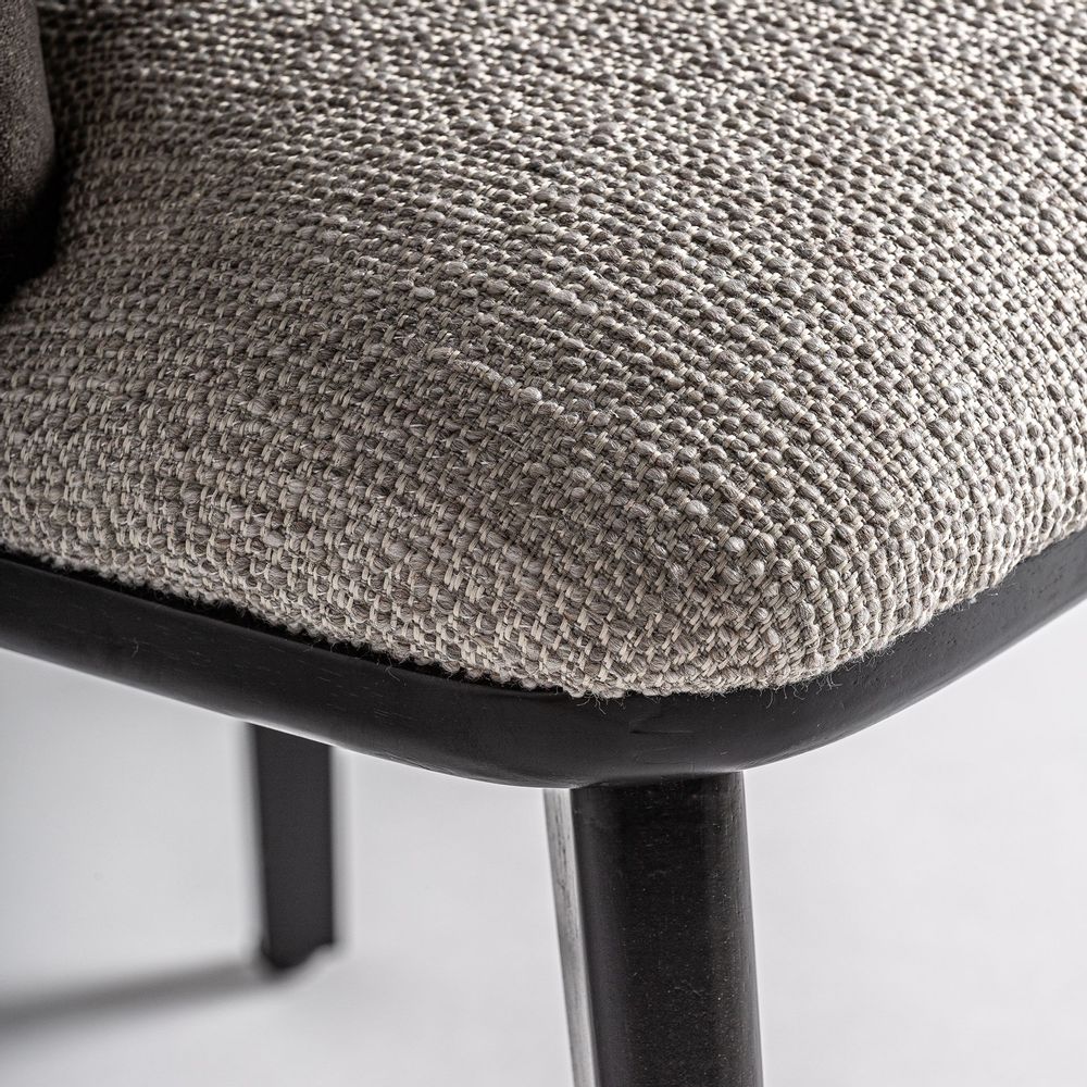 Chaises - Chaise en bois d´hévéa gris en 62x62x79 cm - VICAL