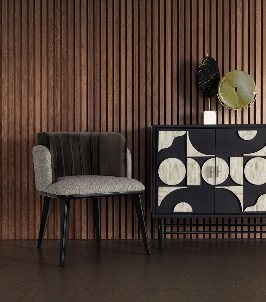 Chaises - Chaise en bois d´hévéa gris en 62x62x79 cm - VICAL