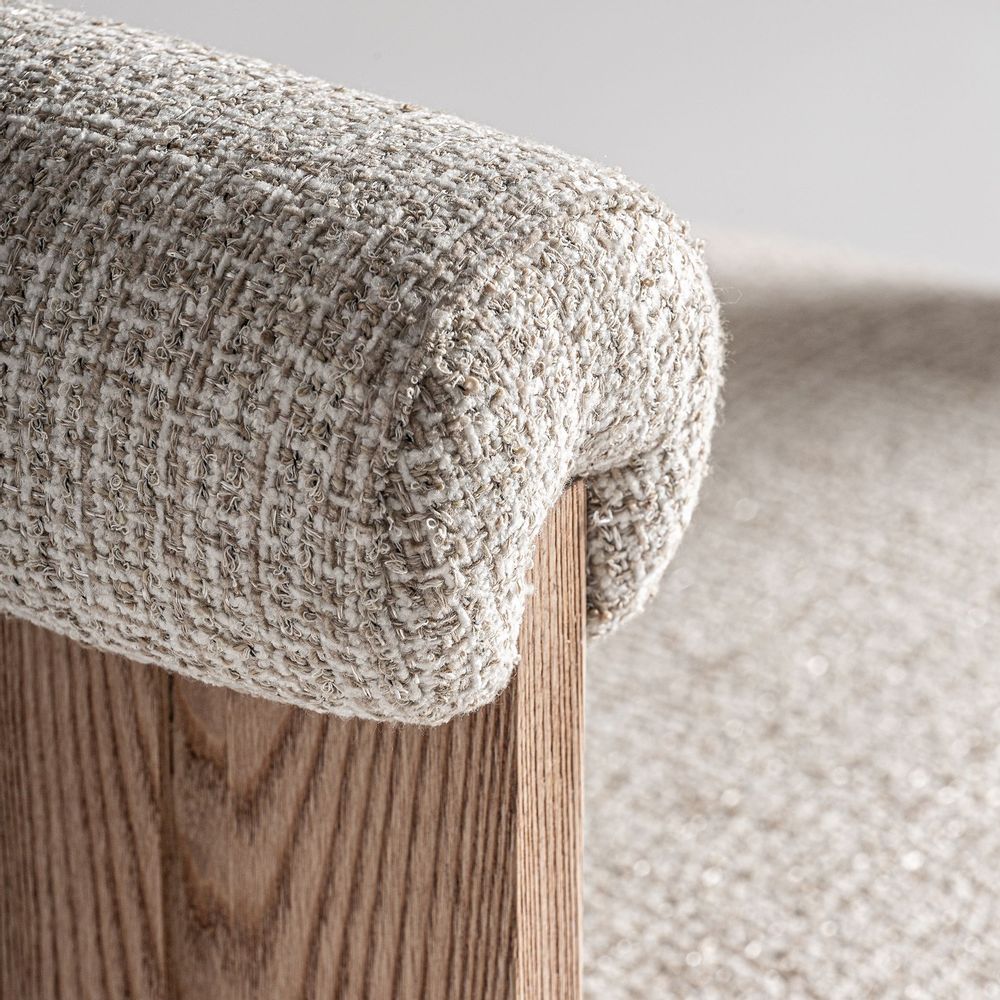 Chairs - White oak wood chair in 66x60x73 cm - VICAL