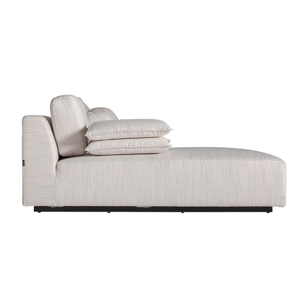 Canapés - Sofa en bois de pin blanc cassé en 330x186x75 cm - VICAL