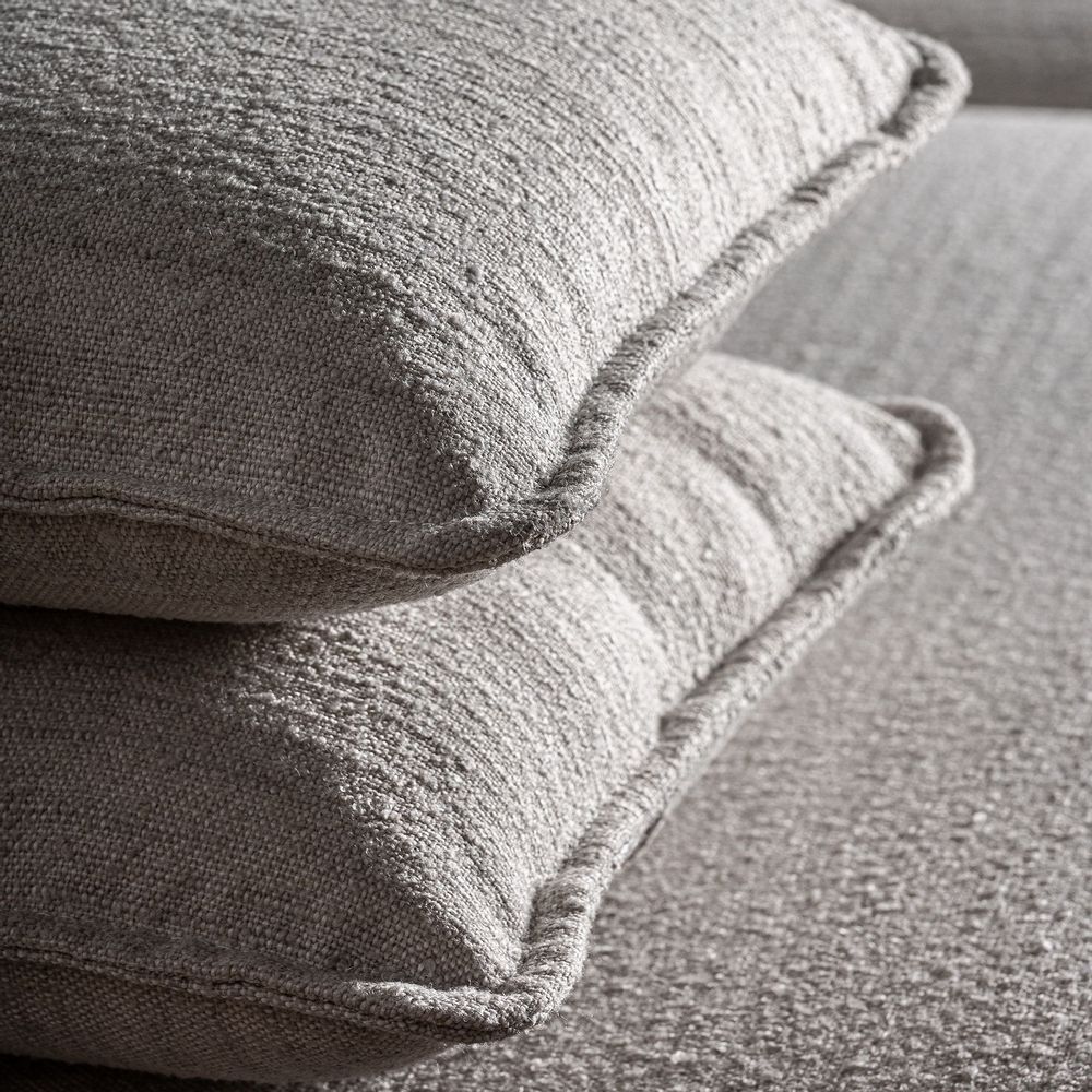 Canapés - Sofa en bois de pin blanc cassé en 330x186x75 cm - VICAL