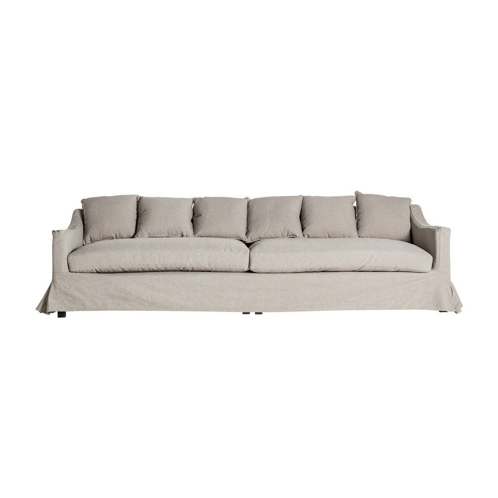 Canapés - Sofa en bois de pin beige en 280x108x90 cm - VICAL