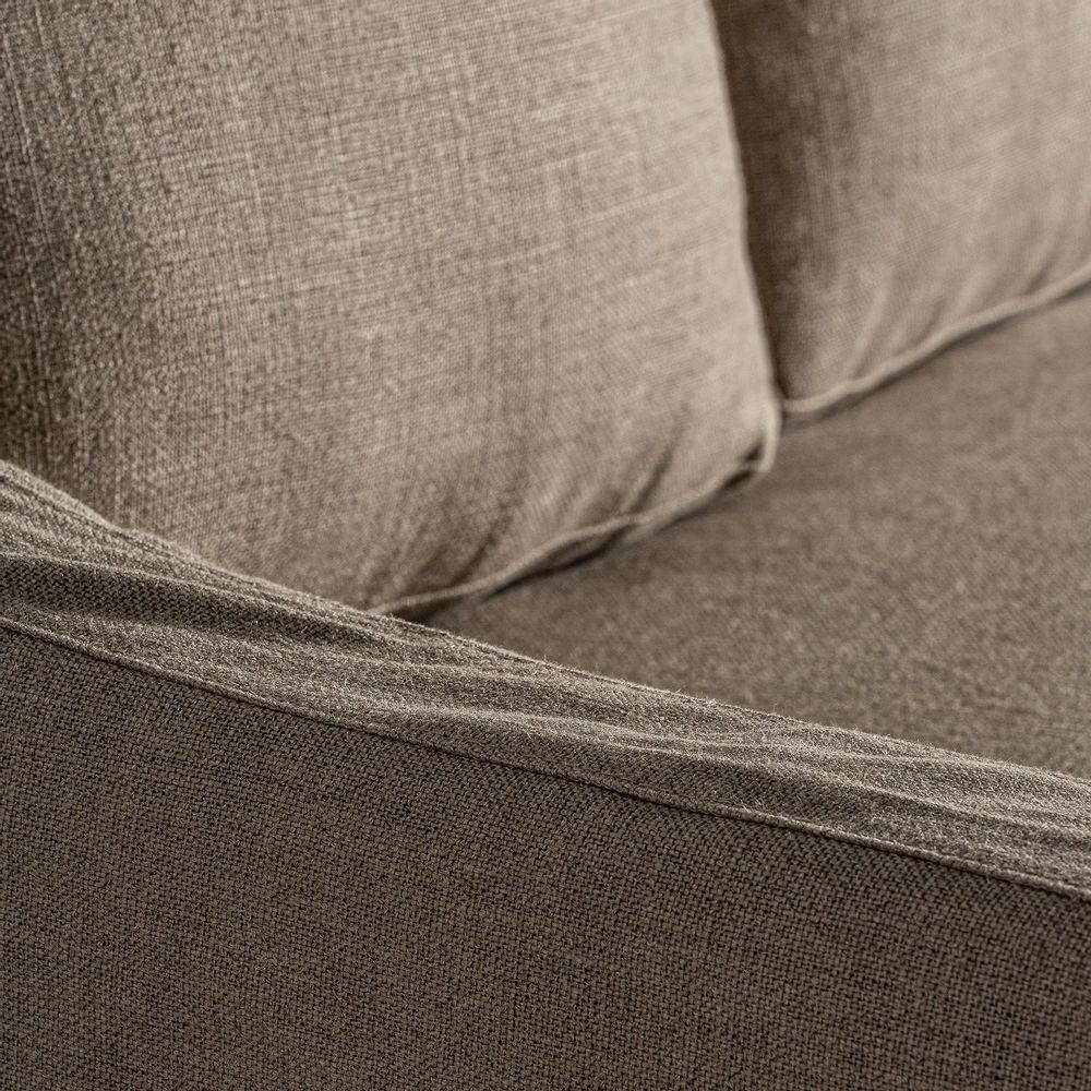 Canapés - Sofa en bois de pin beige en 280x108x90 cm - VICAL