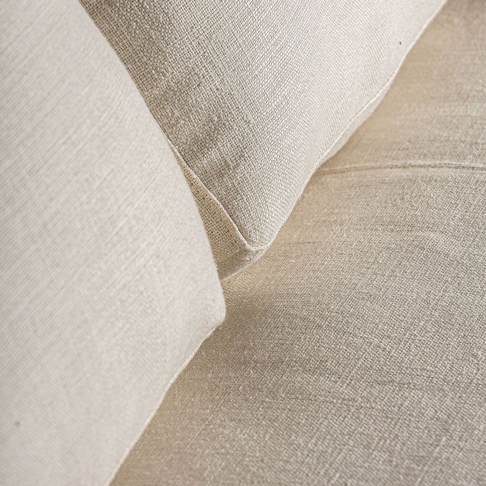 Canapés - Sofa en polyester crème en 250x175x92 cm - VICAL