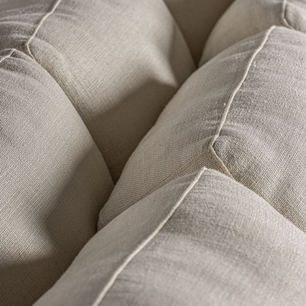 Canapés - Sofa en polyester crème en 250x175x92 cm - VICAL