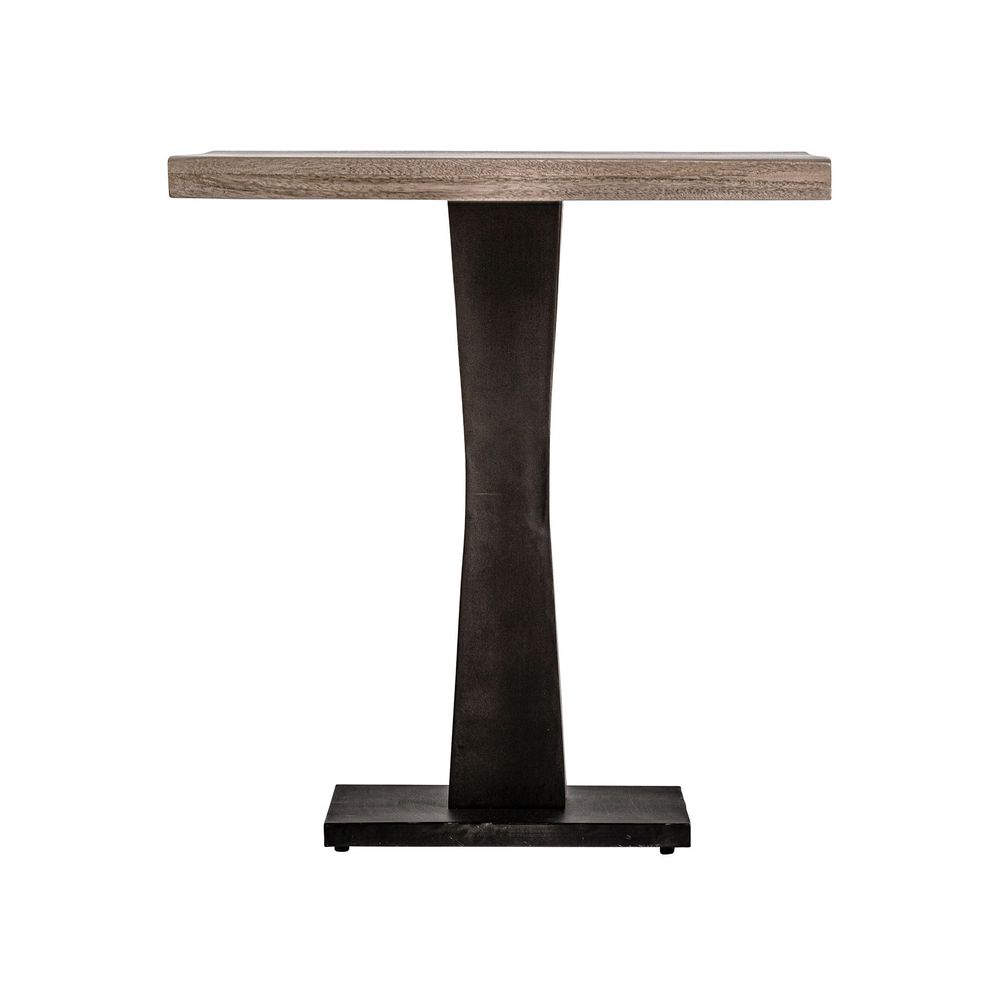 Autres tables - Table de bar en bois de mangue noir en 70x70x76 cm - VICAL