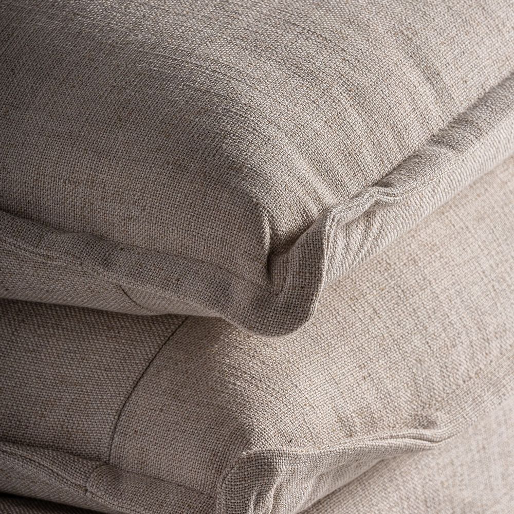 Canapés - Sofa en bois de pin blanc cassé en 230x95x86 cm - VICAL