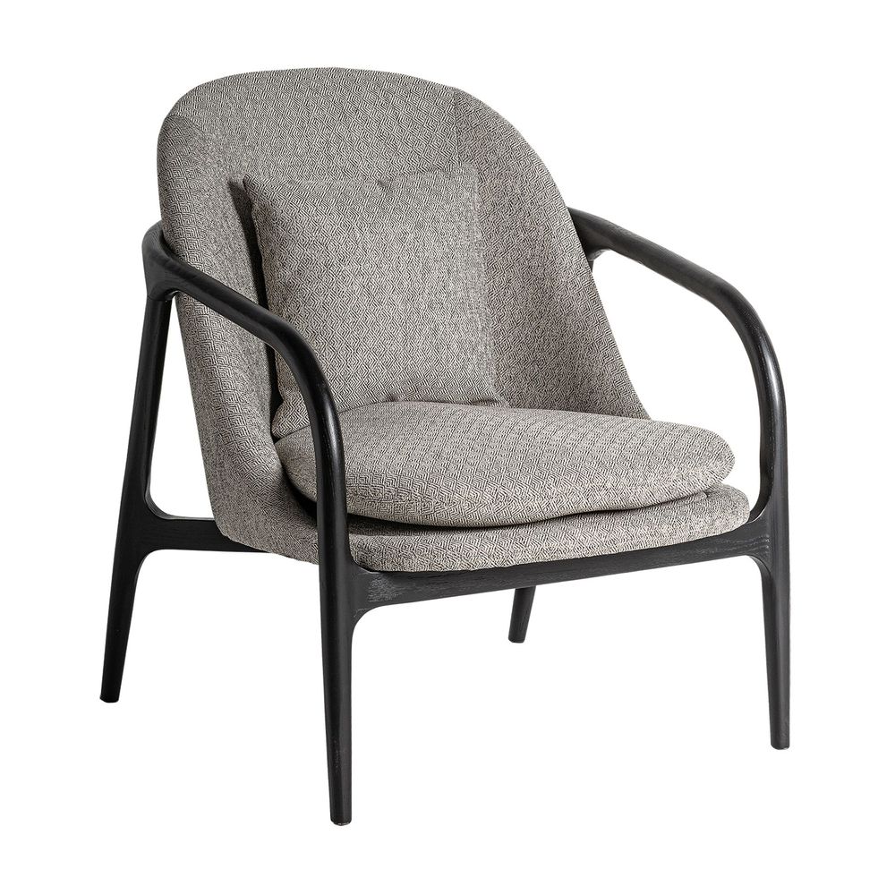 Fauteuils - Fauteuil en polyester gris en 68x82x84 cm - VICAL