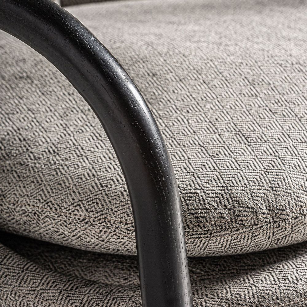 Fauteuils - Fauteuil en polyester gris en 68x82x84 cm - VICAL