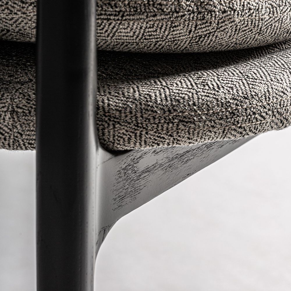 Fauteuils - Fauteuil en polyester gris en 68x82x84 cm - VICAL