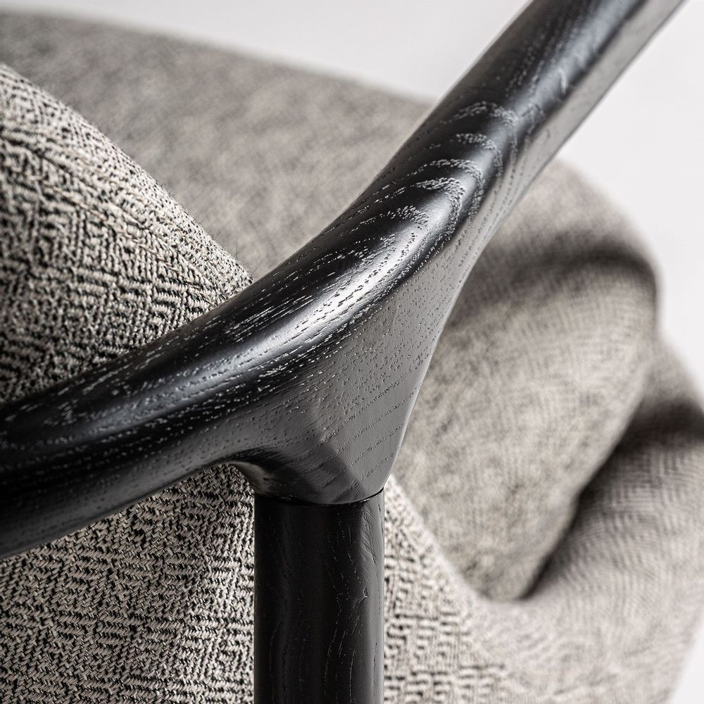 Fauteuils - Fauteuil en polyester gris en 68x82x84 cm - VICAL